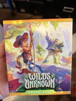 New Sealed Lorcana Wilds Unknown Prerelease Box Kit - Image 1