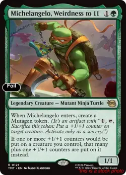 Michelangelo, Weirdness to 11 [Magic TMT - 121] Foil - Image 1
