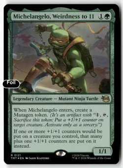 Michelangelo, Weirdness to 11 [Magic TMT - 121] Foil - Image 2