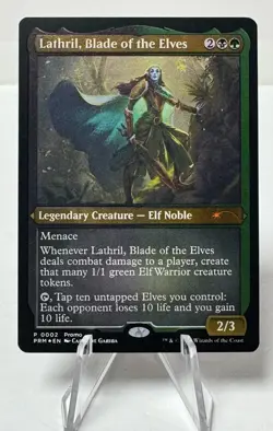 Lathril, Blade of the Elves EDH deck Magic the Gathering Bracket 3 Commander MTG - Image 1