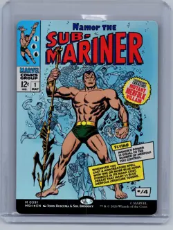 Magic Marvel Super Heroes Namor the Sub-Mariner (Borderless) (0391) Foil - Image 1