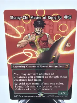 MTG Shang-Chi, Master of Kung Fu (Borderless) (0370) Marvel Mythic Card Regular - Image 2