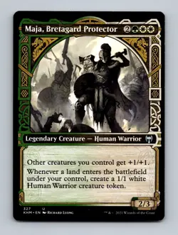 Maja, Bretagard Protector (Showcase) Kaldheim Non-Foil MTG LP - Image 1