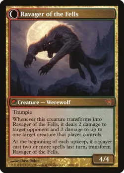 Huntmaster of the Fells #140 (Foil) (LP) Dark Ascension DKA Magic MTG - Image 2