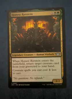 MTG OTJ Uncommon HONEST RUTSTEIN NM - Image 1