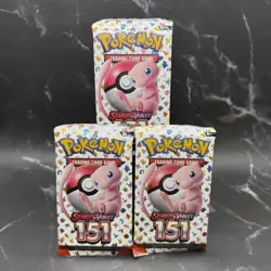 Pokemon TCG: Scarlet & Violet 151 MEW Booster Packs Lot of 3 Sealed - Image 1
