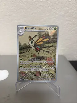 Pokemon TCG Beautifly 219/217 Astral Radiance Secret Rare Full Art Holo 130 HP - Image 1