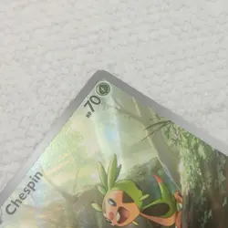 2026 Pokemon TCG Chespin 087/086 Illustration Rare Chaos Rising Excellent-NM/M - Image 4