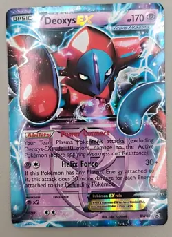 Deoxys EX BW82 Team Plasma Promo Holo Pokemon TCG Black & White - LP - Image 1