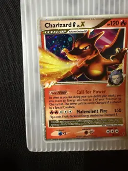 Charizard G LV.X 143/147 Supreme Victors 2009 Holo NEAR MINT Rare Pokemon Card - Image 3