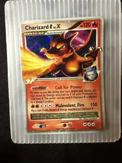 Charizard G LV.X 143/147 Supreme Victors 2009 Holo NEAR MINT Rare Pokemon Card - Image 4