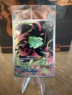 Bulbasaur Pokemon TCG Mega Evolution Stamped Promo 133/132 NM 🔥 SEALED in WRAP - Image 1