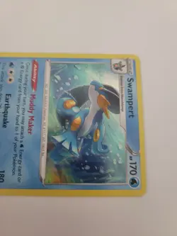 Pokemon TCG Swampert Fusion Strike 064/264 Holo Rare Water Fresh New - Image 3