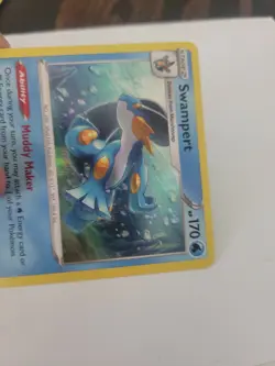 Pokemon TCG Swampert Fusion Strike 064/264 Holo Rare Water Fresh New - Image 4