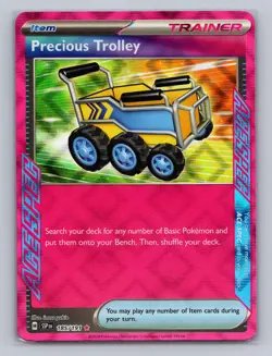 PRECIOUS TROLLEY 185/191 ACE SPEC RARE SURGING SPARKS POKEMON Holo NM - Image 1
