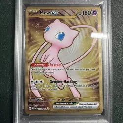 Pokemon PSA 8 NM-MT Mew ex 205/165 Ultra Premium Collection METAL CARD FREE SHIP - Image 4