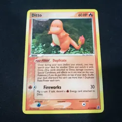2005 Pokemon - DITTO [Charmander] - 61/113 - [EX Delta Species] - Common LP/VLP - Image 1