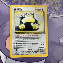 Pokemon Snorlax Jungle Rare Holo Card 11/64 90 HP Basic English - Image 1