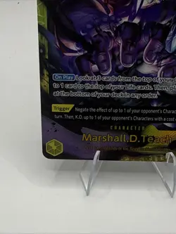 Marshall.D.Teach OP16-119 Secret Rare THE TIME OF BATTLE One Piece Japanese NM - Image 5