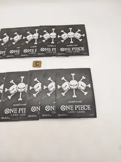 10 Card sleeves Marshall.D.Teach pirate Flag One Piece Official Limited - Image 4
