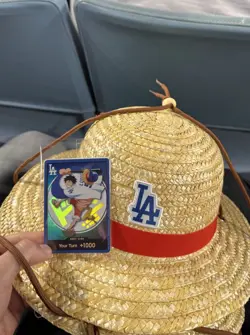 Los Angeles Dodgers One Piece Luffy Promo Card Set / Straw Hat 2026 - IN HAND - Image 1