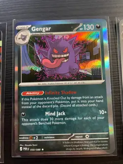 Lot of 3: Mega Gengar ex 056/094 Holo Double Rare, 050, Haunter 049 Reverse Holo - Image 4