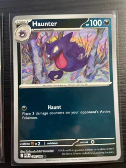 Lot of 3: Mega Gengar ex 056/094 Holo Double Rare, 050, Haunter 049 Reverse Holo - Image 5