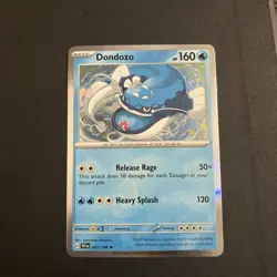 Pokemon Dondozo TCG Scarlet & Violet Base Set Reverse Holo Rare Card 061/198 - Image 1