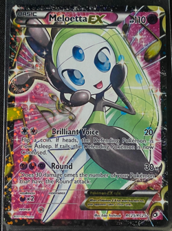 Meloetta EX RC25/RC25 Pokemon Legendary Treasures Radiant Collection Full Art MP - Image 1