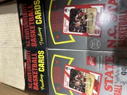 Box Packs NC State Wolfpack Card Coca-Cola Jim Valvano HTF 1980s - Image 1