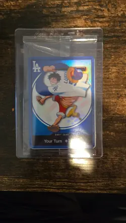 2026 ONE PIECE LOS ANGELES DODGERS MONKEY D LUFFY CARD PROMO 7/2/26 SEALED - Image 1