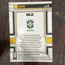2026 Panini Silver Prizm FIFA World Cup - Scorers Club VINI JR RARE BRAZIL - Image 2