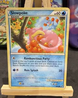 Pokemon TCG Slowpoke 66/90 Undaunted Common English 2010 Near Mint! - Image 1