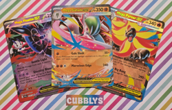 Pokemon Chaos Rising- Mega Floette, Pyroar, Gallade Ex Holos - 3 Cards Nm - Image 1
