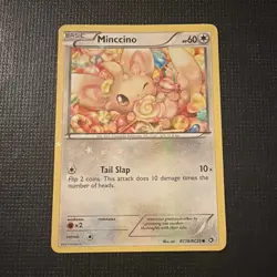 The Pokemon Company Minccino RC18/RC25 Legendary Treasures Holo 60 HP Basic EN - Image 1