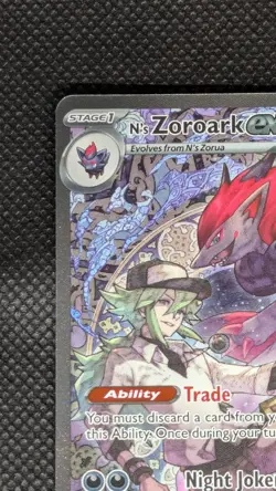 N's Zoroark EX 286/217 Special Illustration Rare Ascended Heroes Pokemon TCG - Image 2
