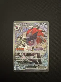 N's Zoroark EX 286/217 Special Illustration Rare Ascended Heroes Pokemon TCG - Image 1