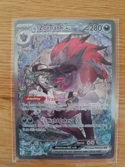 N's Zoroark EX 286/217 Special Illustration Rare Ascended Heroes Pokemon TCG - Image 1