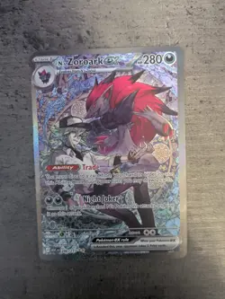 N's Zoroark EX 286/217 Special Illustration Rare Ascended Heroes Pokemon TCG - Image 1