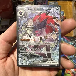 N's Zoroark EX 286/217 Special Illustration Rare Ascended Heroes Pokemon TCG - Image 1