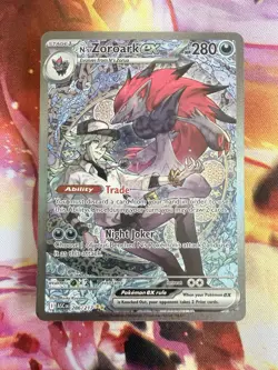 N's Zoroark EX 286/217 Special Illustration Rare Ascended Heroes Pokemon TCG - Image 1