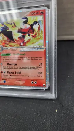 2006 ARCANINE EX HOLO FOIL EX LEGEND MAKER POKEMON TCG PSA 6 #83/92 - Image 3