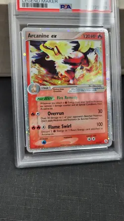 2006 ARCANINE EX HOLO FOIL EX LEGEND MAKER POKEMON TCG PSA 6 #83/92 - Image 4