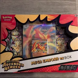 Pokemon TCG Mega Emboar EX Box Kit Promo English - Image 1