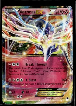 Xerneas EX XY07 Holo Promo XY Promo Pokemon Holo - Image 1