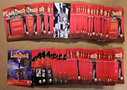 1994 Lady Death Series 1 Chromium 1-100 Complete Set RARE Chaos Comics Krome - Image 2