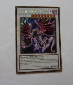 Blackfeather Darkrage Dragon PGLD-EN017 (Gold Secret Rare, Unlimited, Near Mint) - Image 1