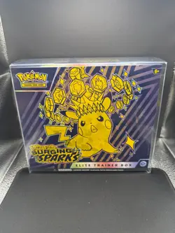 Pokemon TCG Surging Sparks Elite Trainer Box ETB Sealed with Case - Image 1