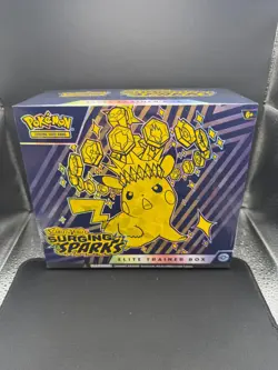 Pokemon TCG Surging Sparks Elite Trainer Box ETB Sealed with Case - Image 2