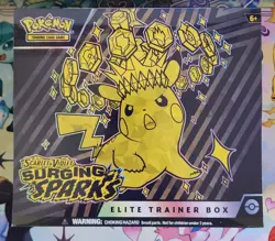 Pokemon TCG Surging Sparks Elite Trainer Box ETB Sealed - Image 1